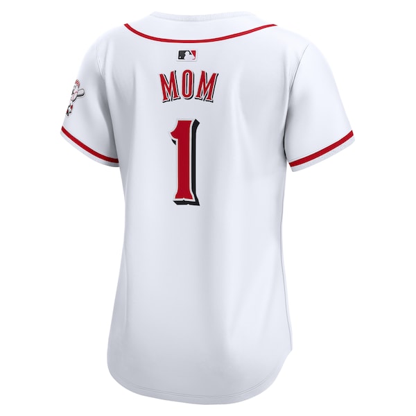 Cincinnati Reds Nike Women's #1 Mom Home Limited Jersey - White