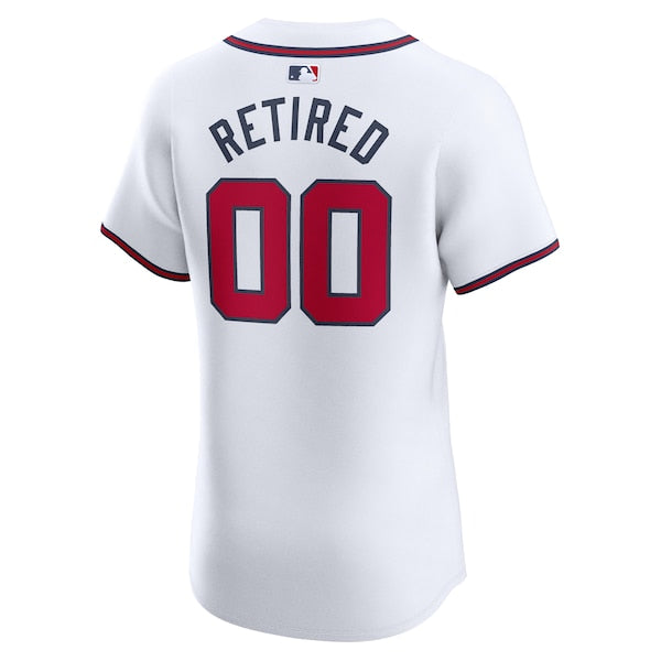 Atlanta Braves Nike Home Elite Pick-A-Player Retired Roster Jersey - White