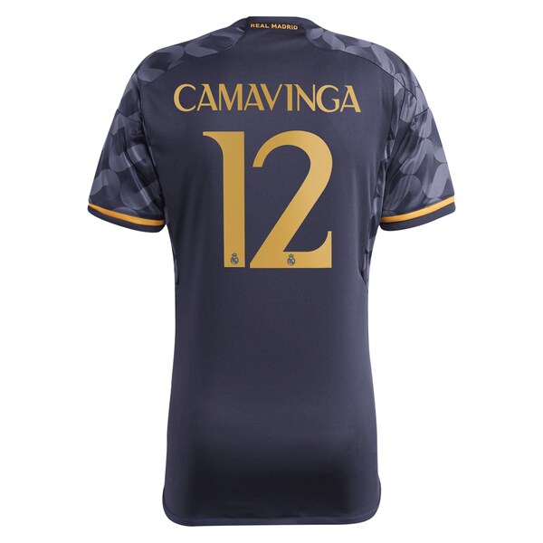 Eduardo Camavinga Los Merengues adidas 2023/24 Away Replica Player Jersey - Navy/White