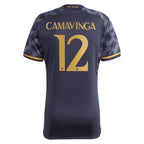 Eduardo Camavinga Los Merengues adidas 2023/24 Away Replica Player Jersey - Navy/White