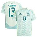 Guillermo Ochoa Mexico National Team adidas Youth 2024 Away Replica Player Jersey - Green/Burgundy
