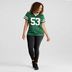 Zaire Barnes New York Jets Nike Women's Team Game Jersey - Legacy Green