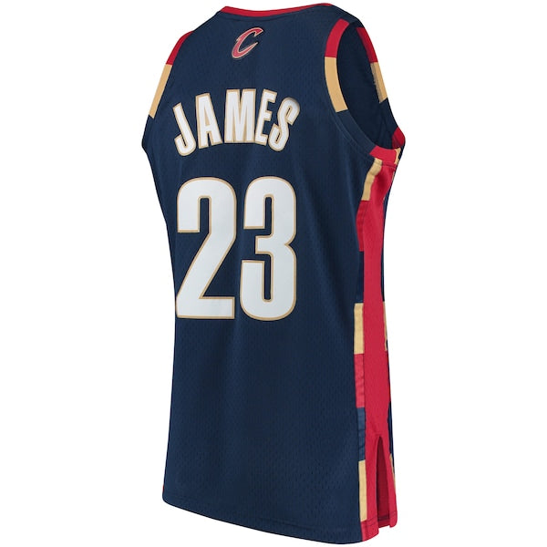 LeBron James Cleveland Cavaliers Hardwood Classics Swingman Jersey - Navy