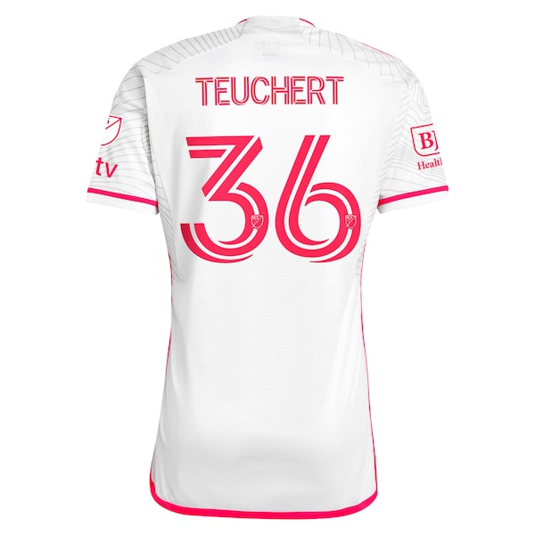 Cedric Teuchert St. Louis City SC adidas 2024 The Confluence Kit Authentic Player Jersey - White