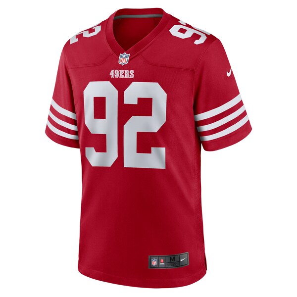 Jordan Elliott San Francisco 49ers Nike Team Game Jersey -  Scarlet