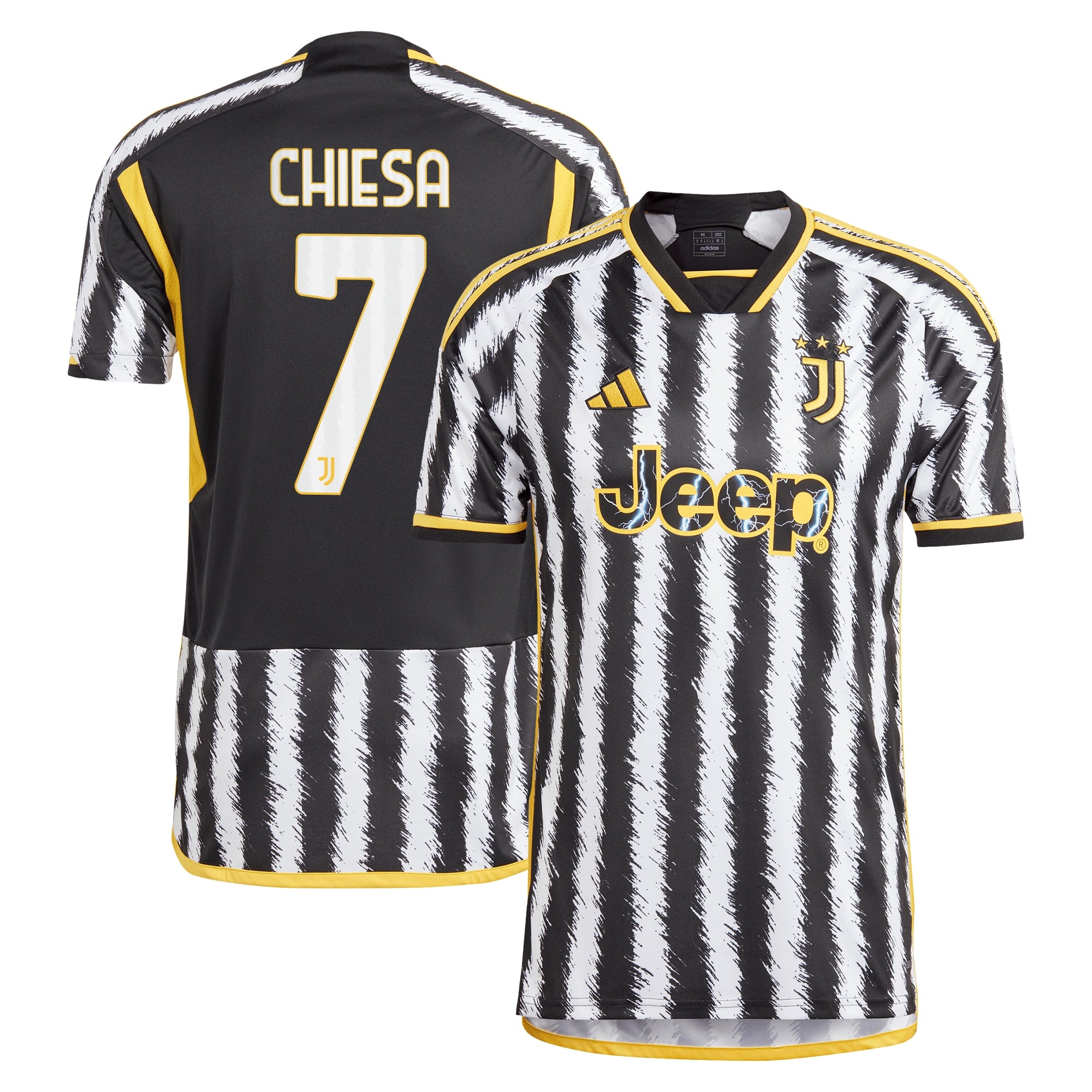 Federico Chiesa Juventus adidas 2023/24 Away Replica Jersey - White/Black/Gray