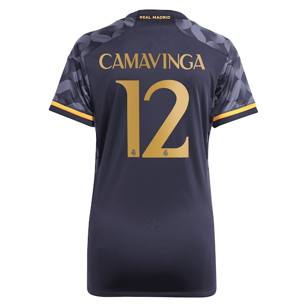 Eduardo Camavinga Los Merengues adidas Women's 2023/24 Away Replica Player Jersey - Navy/White