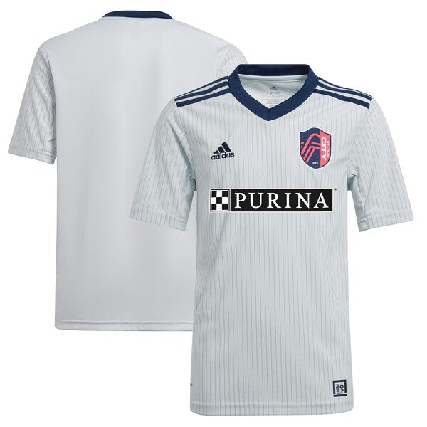 St. Louis City SC adidas Youth 2024 The Spirit Kit Replica Jersey - Gray