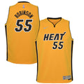 Duncan Robinson Miami Heat Nike Youth 2020/21 Swingman Player Jersey Trophy Gold - Earned Edition