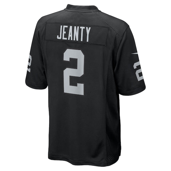 Ashton Jeanty Las Vegas Raiders Nike 2025 NFL Draft First Round Pick Game Jersey - Black