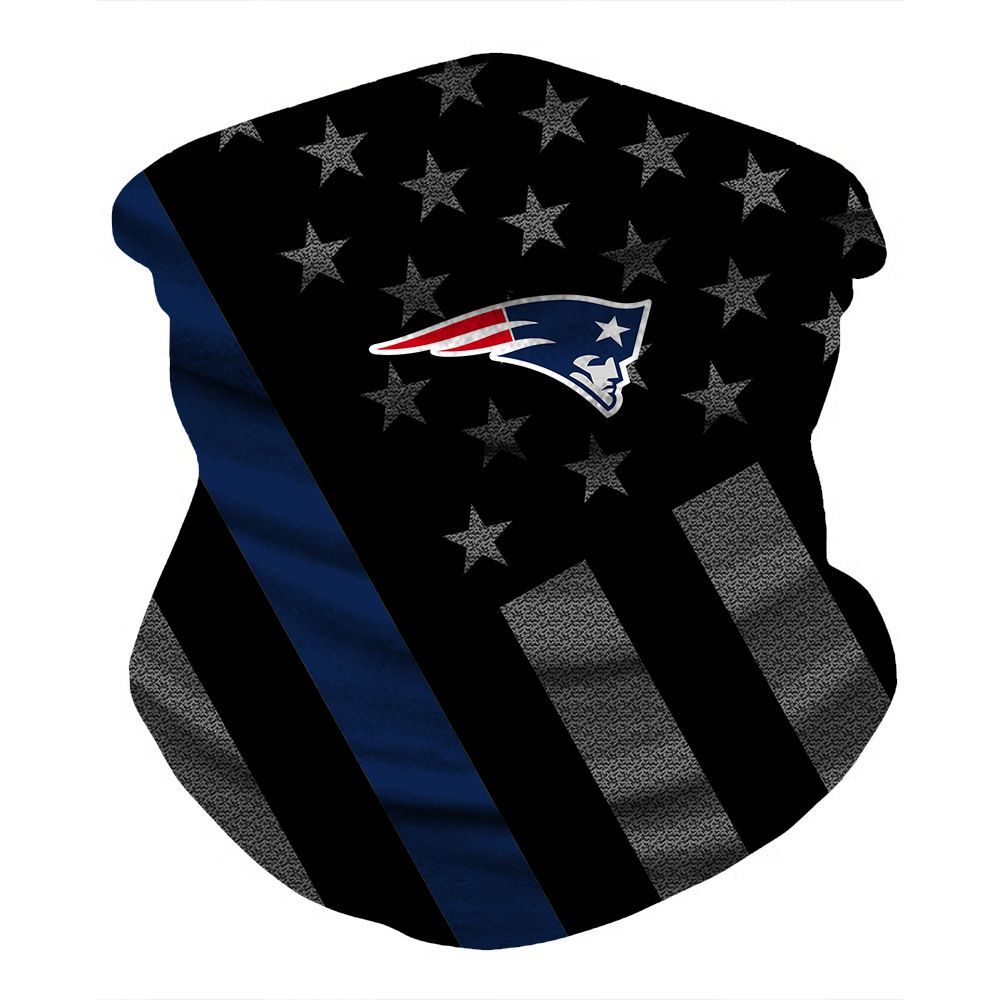NEW ENGLAND PATRIOTS & AMERICAN FLAG FACE MASK BANDANAS