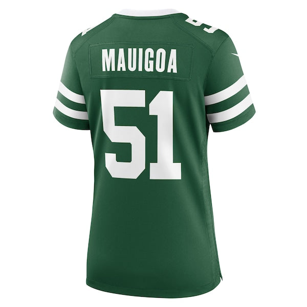 Francisco Mauigoa New York Jets Nike Women's Team Game Jersey - Legacy Green