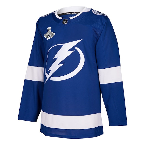 Tampa Bay Lightning adidas 2021 Stanley Cup Champions Patch Authentic Jersey - Blue