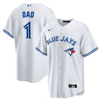 Toronto Blue Jays Nike #1 Dad Home Replica Jersey - White