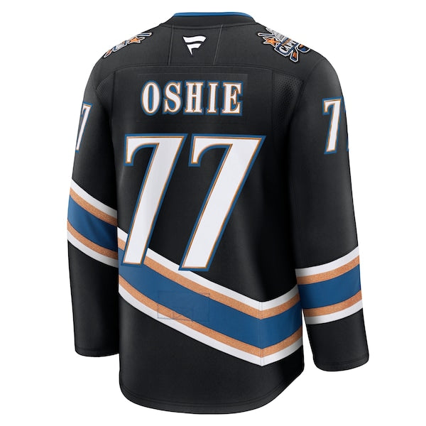 TJ Oshie Washington Capitals  Alternate 50th Anniversary Premium Jersey - Black/Red