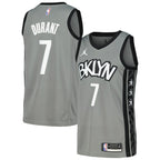 Kevin Durant Brooklyn Nets Nike Swingman Player Jersey - Statement Edition - Gray/Blue