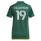 Eryk Williamson Portland Timbers adidas Women's 2024 Portland Plaid Kit Replica Jersey - Green