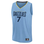 Santi Aldama Memphis Grizzlies  Fast Break Replica Player Jersey - Statement Edition - Light Blue