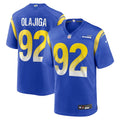 David Olajiga Los Angeles Rams Nike Team Game Jersey -  Royal