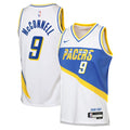 T.J. McConnell Indiana Pacers Nike Youth 2025/26 City Edition Swingman Jersey - White