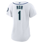 Seattle Mariners Nike Women's #1 Mom Home Replica Jersey - White