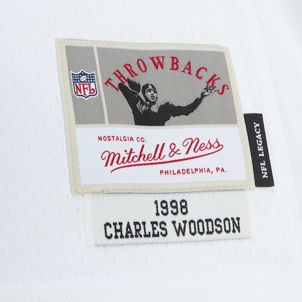 Charles Woodson Las Vegas Raiders Legacy Replica Jersey - White