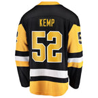 Philip Kemp Pittsburgh Penguins  Home Breakaway Jersey - Black