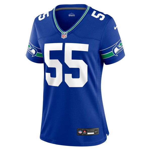 Brian Bosworth Seattle Seahawks Nike Women's Throwback Retired Player Game Jersey - Royal/Navy