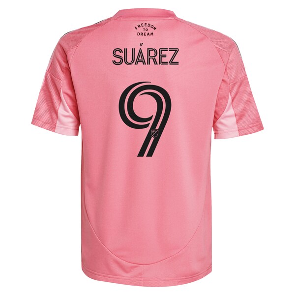 Luis Suárez Inter Miami CF adidas Youth 2025 Euforia Replica Player Jersey - Light Pink