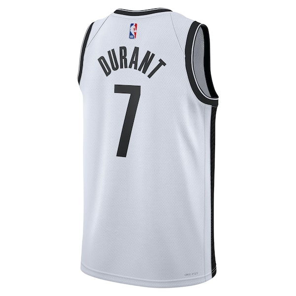 Kevin Durant Brooklyn Nets Nike Unisex Swingman Jersey - Association Edition - White/Black