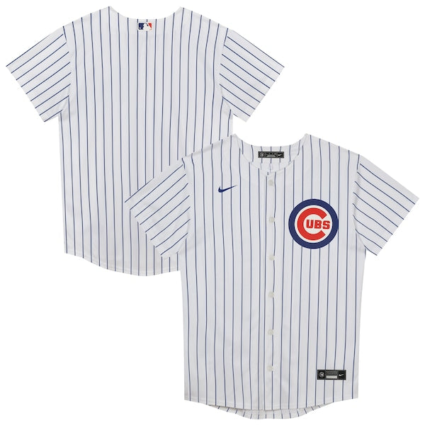 Chicago Cubs Preschool Home Blank Replica Jersey - White