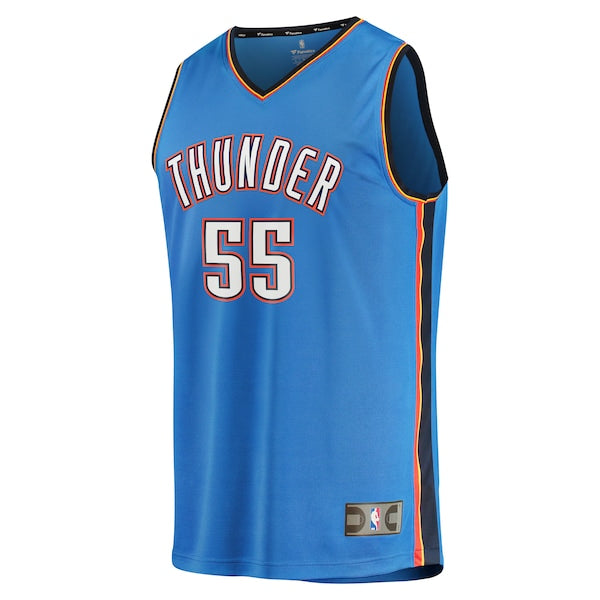 Isaiah Hartenstein Oklahoma City Thunder  Fast Break Replica Player Jersey - Icon Edition - Blue