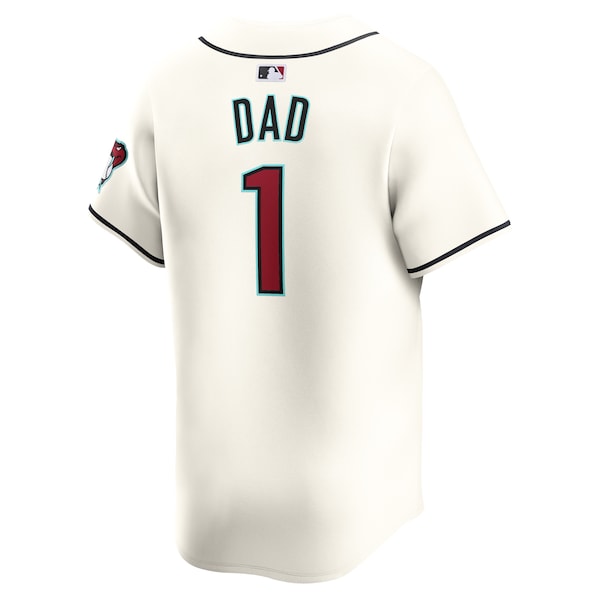 Arizona Diamondbacks Nike #1 Dad Home Limited Jersey - White