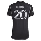 Anibal Godoy Nashville SC adidas 2024 Man In Black Kit Authentic Player Jersey - Black