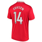 Christian Eriksen Manchester United adidas 2022/23 Home Replica Player Jersey - Red