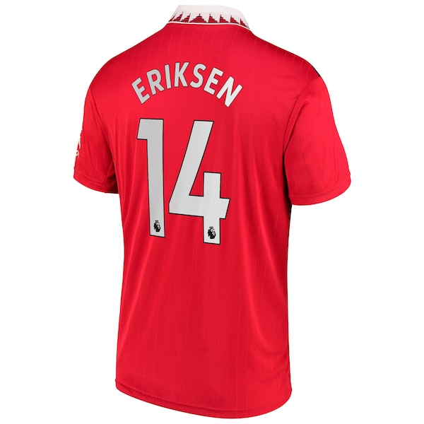 Christian Eriksen Manchester United adidas 2022/23 Home Replica Player Jersey - Red