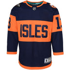 Mathew Barzal New York Islanders Youth 2024 NHL Stadium Series Premier Player Jersey – Navy