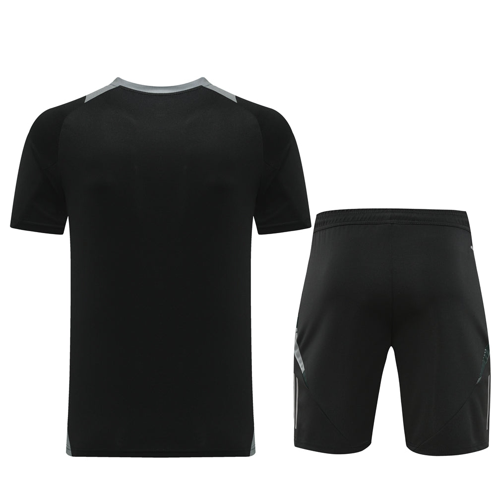 Adidas Short Sleeve Training Jersey Set - AD08- Black