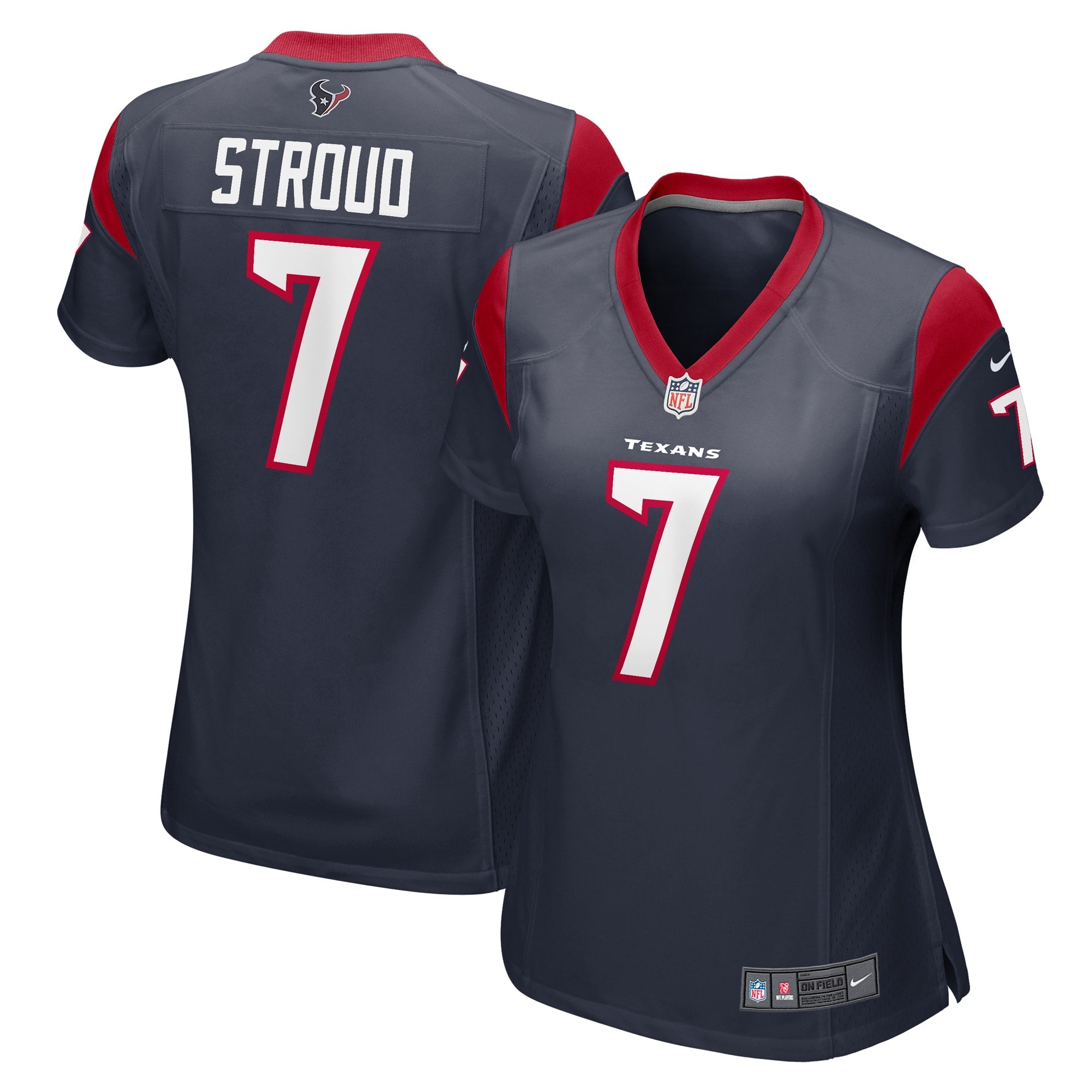 C.J. Stroud Houston Texans Nike Women's Game Jersey - White/Navy/Red