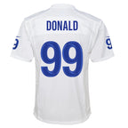 Aaron Donald Los Angeles Rams Nike Youth Super Bowl LVI Game Patch Jersey - White