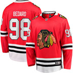 Connor Bedard Chicago Blackhawks  Home Breakaway Player Jersey - Red/White