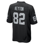 Ramel Keyton Las Vegas Raiders Nike Team Game Jersey -  Black