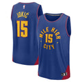 Nikola Jokic Denver Nuggets  Youth Fast Break Replica Player Jersey - Statement Edition - Blue