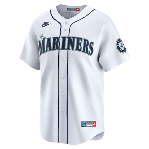 Men's Seattle Mariners Edgar Martinez Nike White Throwback Cooperstown Collection Limited Jersey