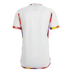 Custom Belgium National Team adidas 2022/23 Away Authentic Jersey - White