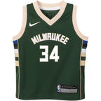 Giannis Antetokounmpo Milwaukee Bucks Nike Preschool Swingman Player Jersey - Icon Edition - Hunter Green