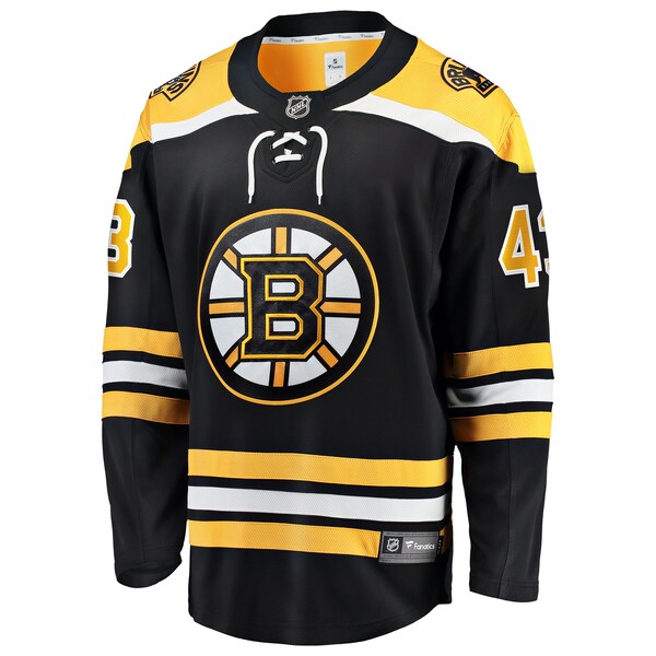 Jordan Harris Boston Bruins  Home Breakaway Jersey - Black