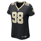 Jonathan Bullard New Orleans Saints Nike Women's Team Game Jersey -  Black