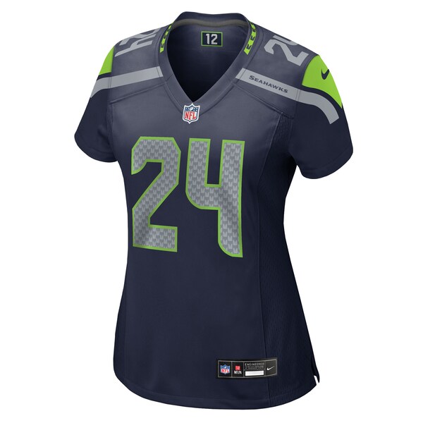 K'Von Wallace Seattle Seahawks Nike Women's Team Game Jersey -  College Navy