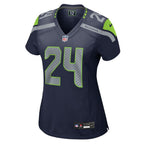 K'Von Wallace Seattle Seahawks Nike Women's Team Game Jersey -  College Navy